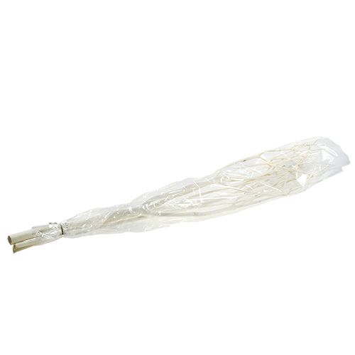 Floristik24 Mitsumata koristeoksat 115cm valkaistu 3 kpl