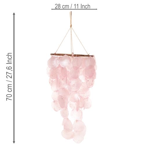kohteita Tuulikello-ripustuskoriste olohuoneeseen ja puutarhaan 70 cm