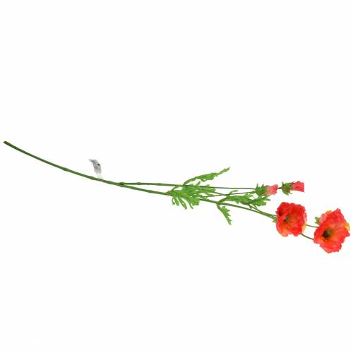 Floristik24 Keinounikon pinkki, keltainen unikon silkkikukka 67cm