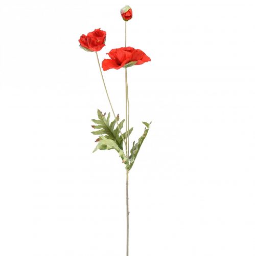 kohteita Unikon koristeellinen puutarhakukka, jossa 3 kukkaa punainen L70cm