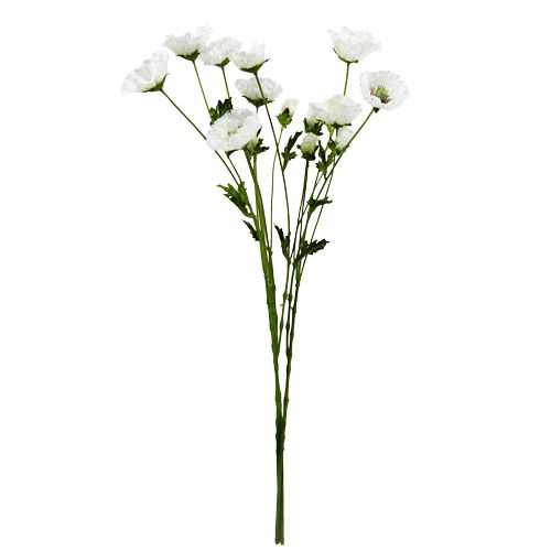 Floristik24 Unikonkukka ruusu valkoinen 3kpl