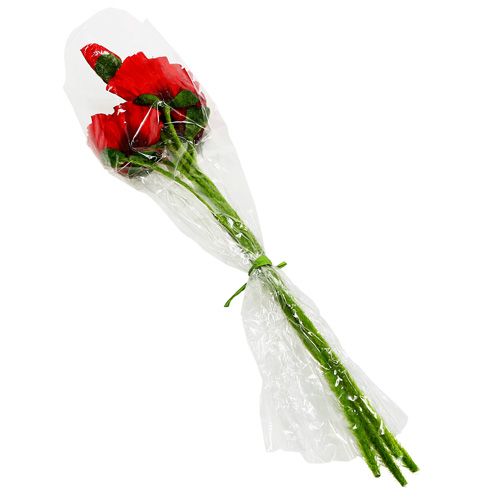 Floristik24 Unikot punainen Ø7cm P48cm 4kpl