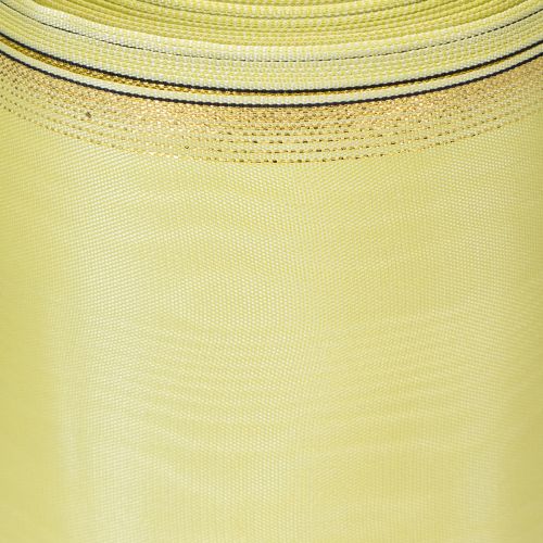 Moiré-seppelenauha 150 mm 25 m vaaleanvihreä kultareunalla floristiikkaan ja koristeluun | Floristik24.fi