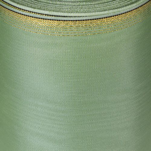 kohteita Moiré-seppelenauha salvianvihreä kultareunuksella - 175 mm x 25 m - koristenauha kukkakauppoihin ja juhliin