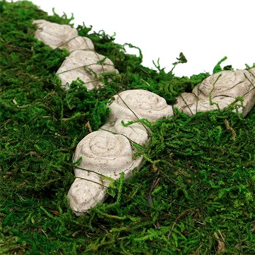 Floristik24 Sammalen sydän, ruusuilla 30 cm