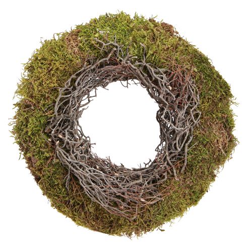 kohteita Koristeellinen sammalseppele sammaleenvihreä hiiriruoholla Ø30cm