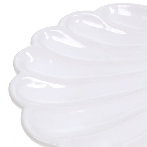 Floristik24 Koristeellinen kuoren kuori valkoinen 15cm x 16cm 3kpl