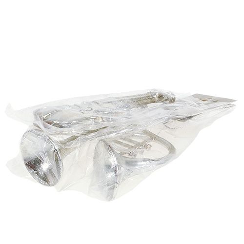 Floristik24 Soittimet lajittelevat. 12cm - 14.5cm hopea 3kpl