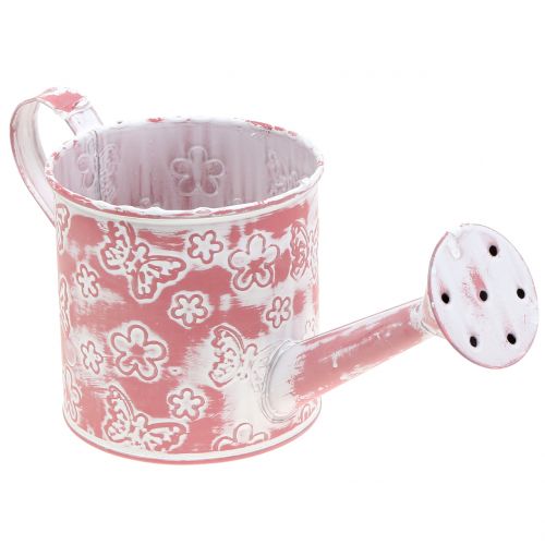 Kastelukannu perhosilla Vaaleanpunainen Ø10cm K10cm