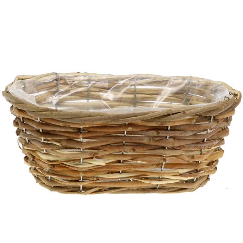 kohteita Korikulho soikea vaaleanruskea L27cm