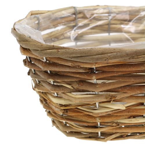 kohteita Korikulho soikea vaaleanruskea L27cm