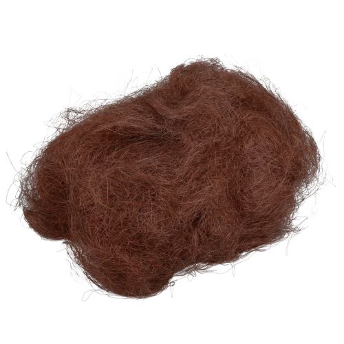 Floristik24 Luonnonkuituinen sisal-ruoho askarteluun Sisal-ruohonruskea 300g