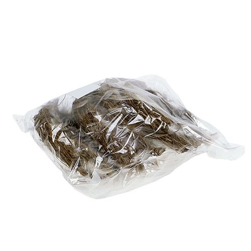 Floristik24 Pesä höyhenillä 15cm luonnon 4kpl