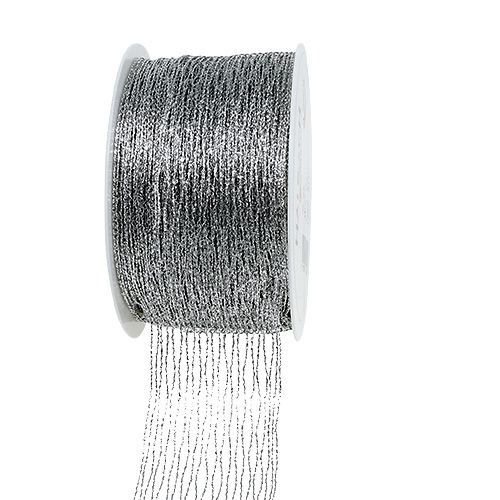 Floristik24 Verkkoteippi hopealankavahvistettu 40mm 15m