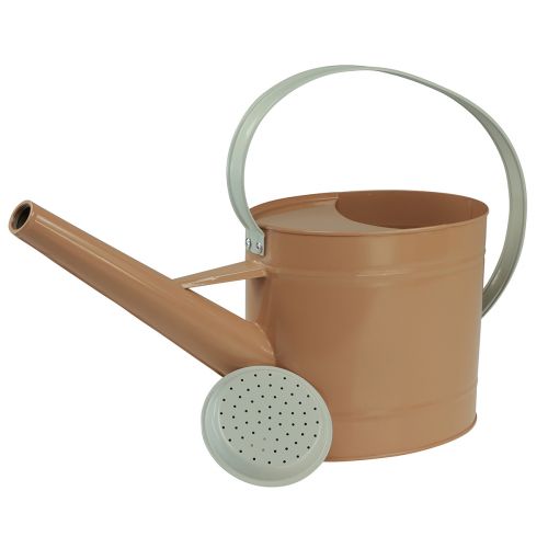 kohteita Koristeellinen kastelukannu vaaleanruskea kasviruukku metalli 52,5×15×30cm