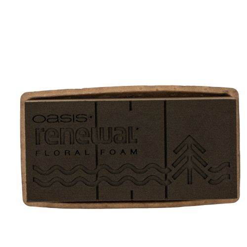 Kukkavaahtomuovi 1/1 tiili OASIS® Renewal® Kukkavaahtomuovi Biolit® 24 cm 2 kpl ostaa | Floristik24.fi