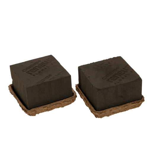 Kukkavaahtomuovi 1/2 tiiltä OASIS® Renewal® Kukkavaahtomuovi Biolit® 12 cm 2S | Floristik24.fi