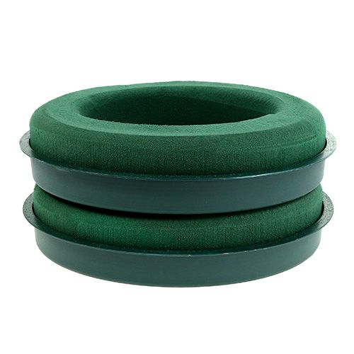 kohteita Kukkavaahtorengas kulhonvihreällä Ø30cm K4,5cm 2 kpl