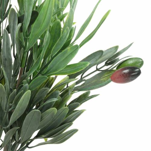 Floristik24 Keinotekoinen oliivinoksa vihreä 27cm 7 säiettä