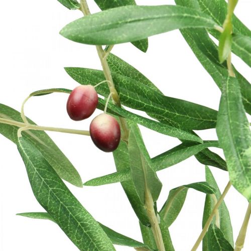 kohteita Keinotekoinen oliivinoksa koristeoksa oliiveilla 100cm
