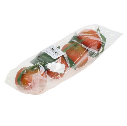 Floristik24 Oranssi lehtineen 7cm 4kpl