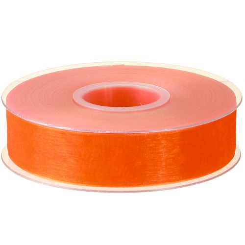 kohteita Organza nauha lahjanauha oranssi nauha helma 25mm 50m