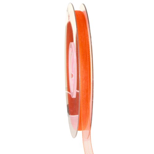 kohteita Organza nauha lahjanauha oranssi nauha helma 6mm 50m