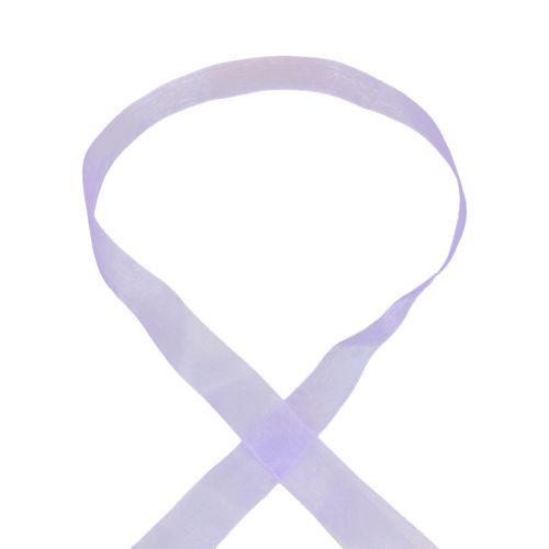 kohteita Organza nauha helmillä 2,5cm 50m keskivioletti