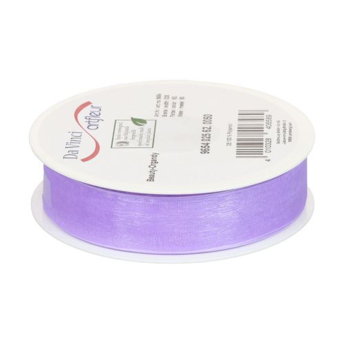 kohteita Organza nauha helmillä 2,5cm 50m keskivioletti
