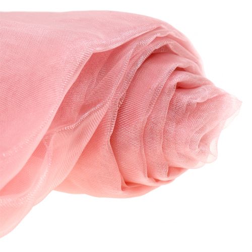 Koristeellinen kangas organza vanha vaaleanpunainen 150cm x 300cm