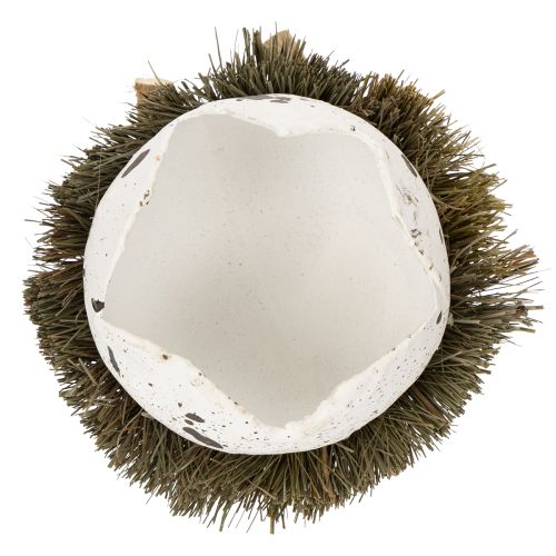 kohteita Pääsiäiskoriste, linnunpesämuna pesässä, luonnonväriset, Ø9cm K11cm, 4 kpl