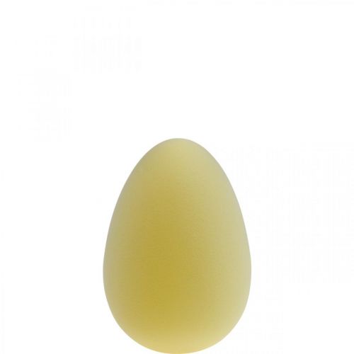 Floristik24 Pääsiäismuna koristelu muna vaaleankeltainen muovi parvi 20cm
