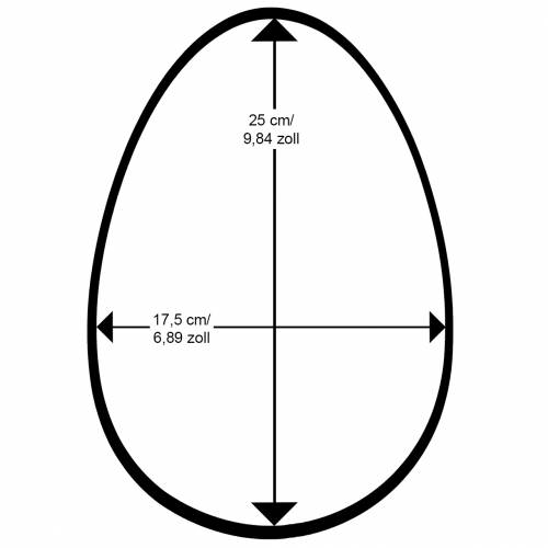 kohteita Pääsiäismuna parvi H25cm Värilliset munat Pääsiäiskoristeet