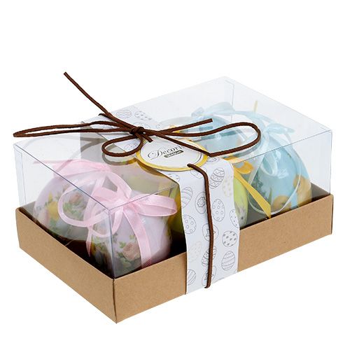 Floristik24 Pääsiäismunia ripustettaviksi, värivalikoima 7cm 6kpl