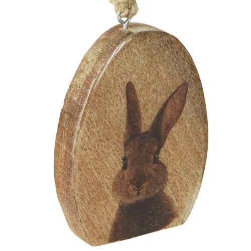kohteita Pääsiäispupu riipus munapuujuuttia Natural 8x10,5cm 4kpl