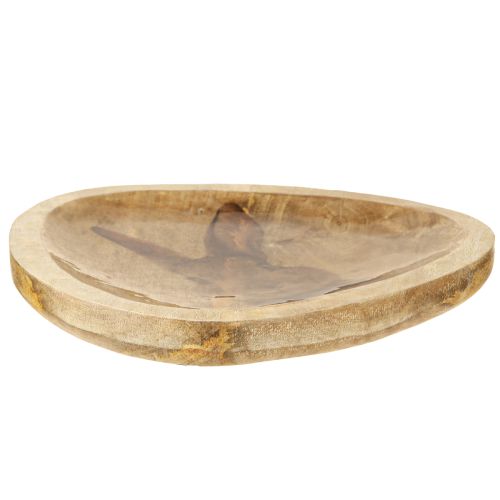 kohteita Pääsiäislautanen Puinen koristelautanen kani Egg Natural 25x26cm