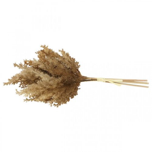 Floristik24 Keinotekoinen Pampas Grass ruskea kuiva Deco koriste ruoho 35cm 4kpl 4kpl