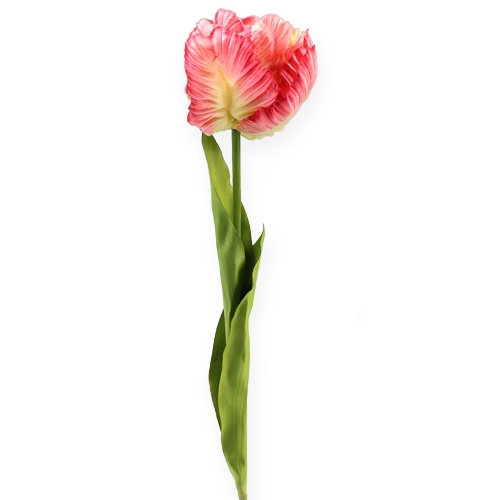 Floristik24 Papukaija tulppaani vaaleanpunainen 71cm 3kpl