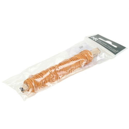 Floristik24 Paperijohto lanka kääritty Ø0,8mm 22m Oranssi