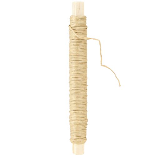 kohteita Paperijohto lanka kääritty Ø0,8mm 22m luonto