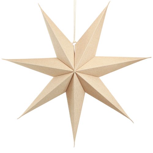 kohteita Luonnollinen paperitähti juutilla valaistukseen 60cmx15cm