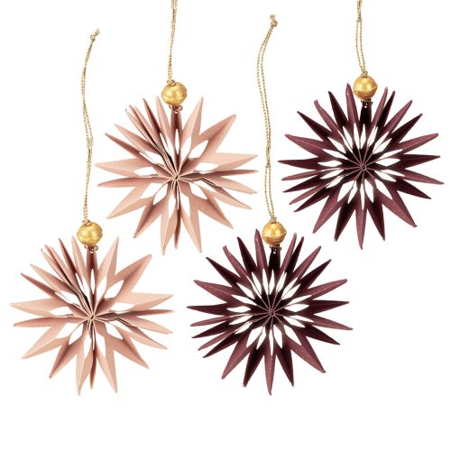 kohteita Koristeelliset paperitähdet ripustettavaksi, täydelliset juhlakoristeisiin