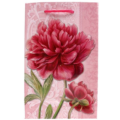 Floristik24 Paperipussi dahlia 12cm x19cm vaaleanpunainen