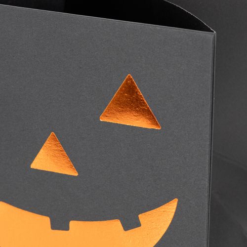 Paperipussi kurpitsankasvojen istutuslaatikko Halloween-koriste 10 cm 6 kpl | Floristik24.fi