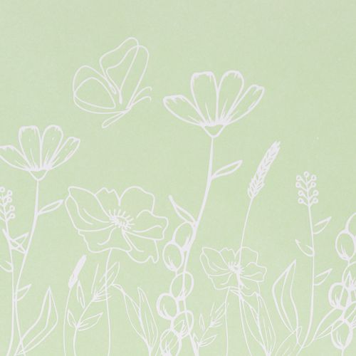 kohteita Lahjakassi kukkakuviolla, pieni lahjakassi erityistilaisuuksiin, 12 cm, 12 kpl