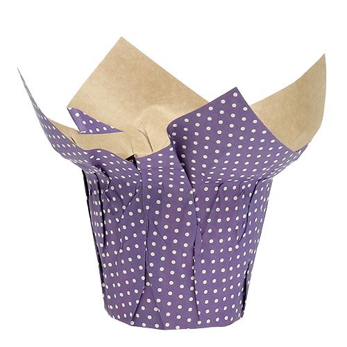 Floristik24 Paperinen kätköruukku värikäs deco kukkaruukkupaperi 8kpl
