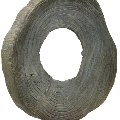 kohteita Koristeellinen veistos paulownia-puusta, harmaa pesty H60cm