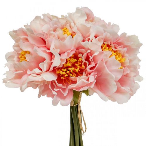 Floristik24 Paeonia pioni tekokukka Pioni pinkki Ø6cm 28cm 7kpl