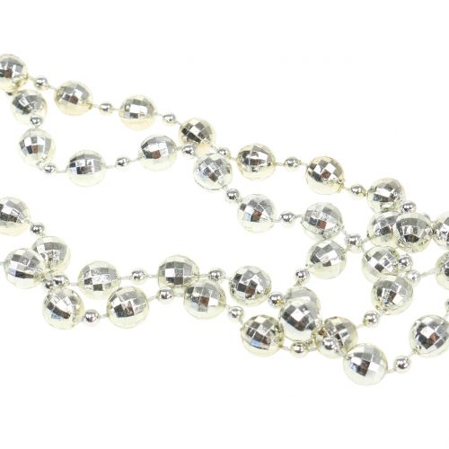 Floristik24 Pearl Garland Joulukuusiketju vaaleanvihreä 7m