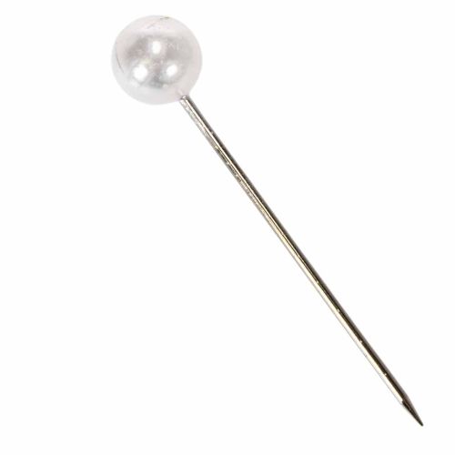 Pearl Head Pins Valkoinen